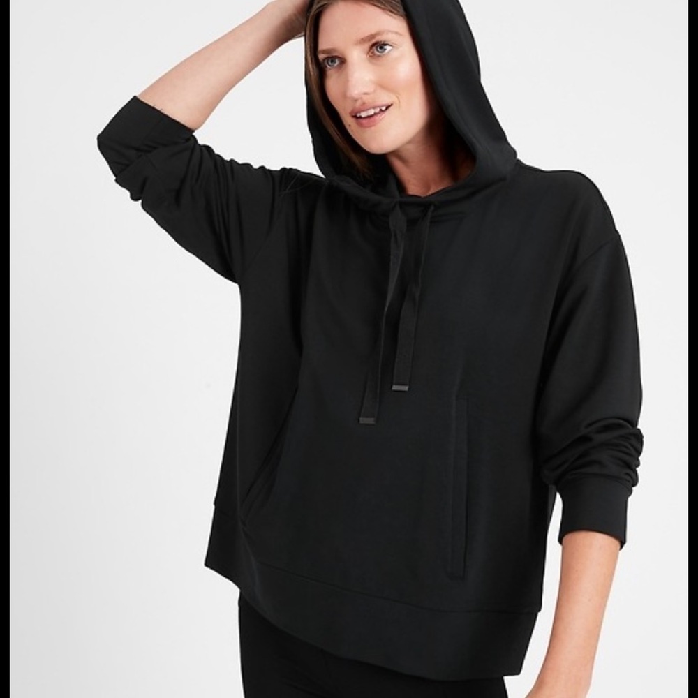 Banana Republic Black Baby Terry Hoodie Size XL